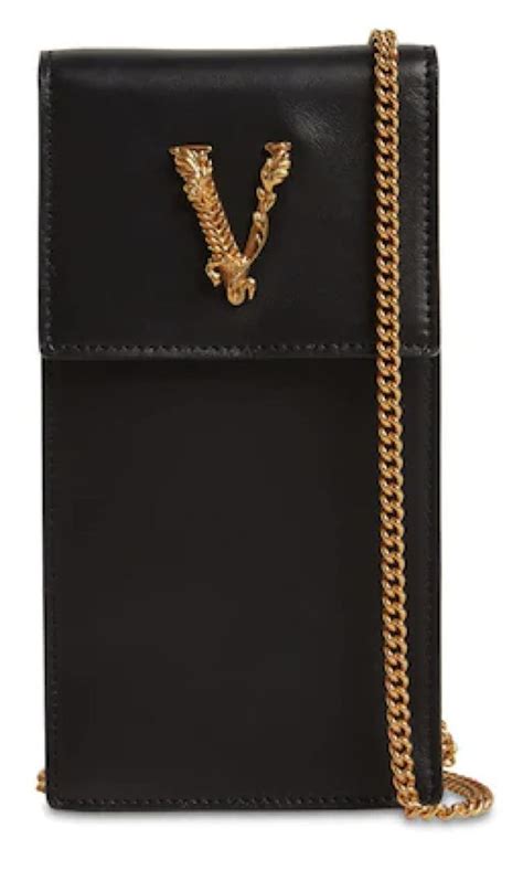 porta cellulare versace